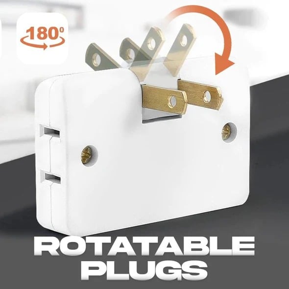 (đ„Last Day Promotion - 50% off)180 Degrees Rotatable Socket Converter