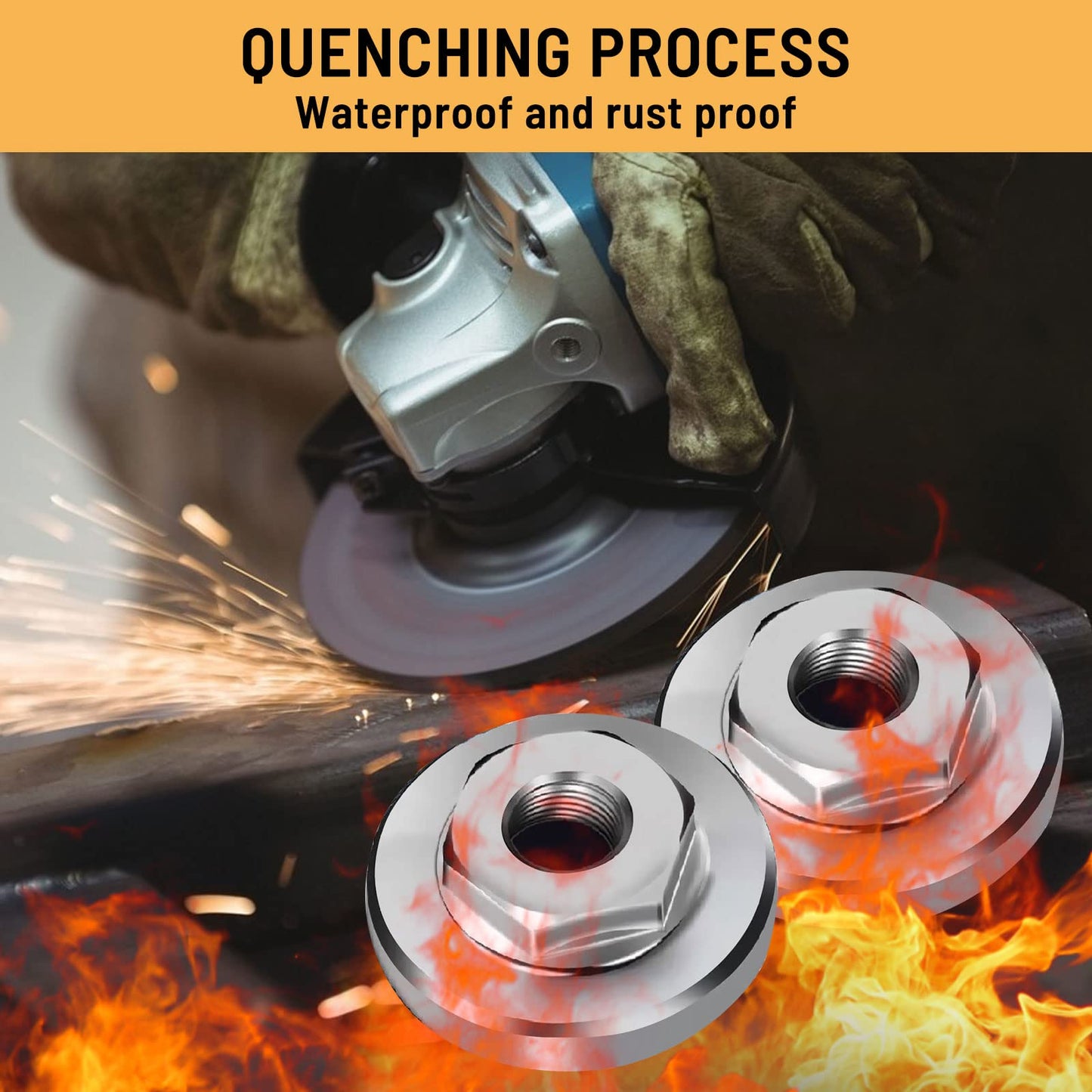 (đ„Last Day Promotion - 50% off)100-Type Angle Grinder Nuts