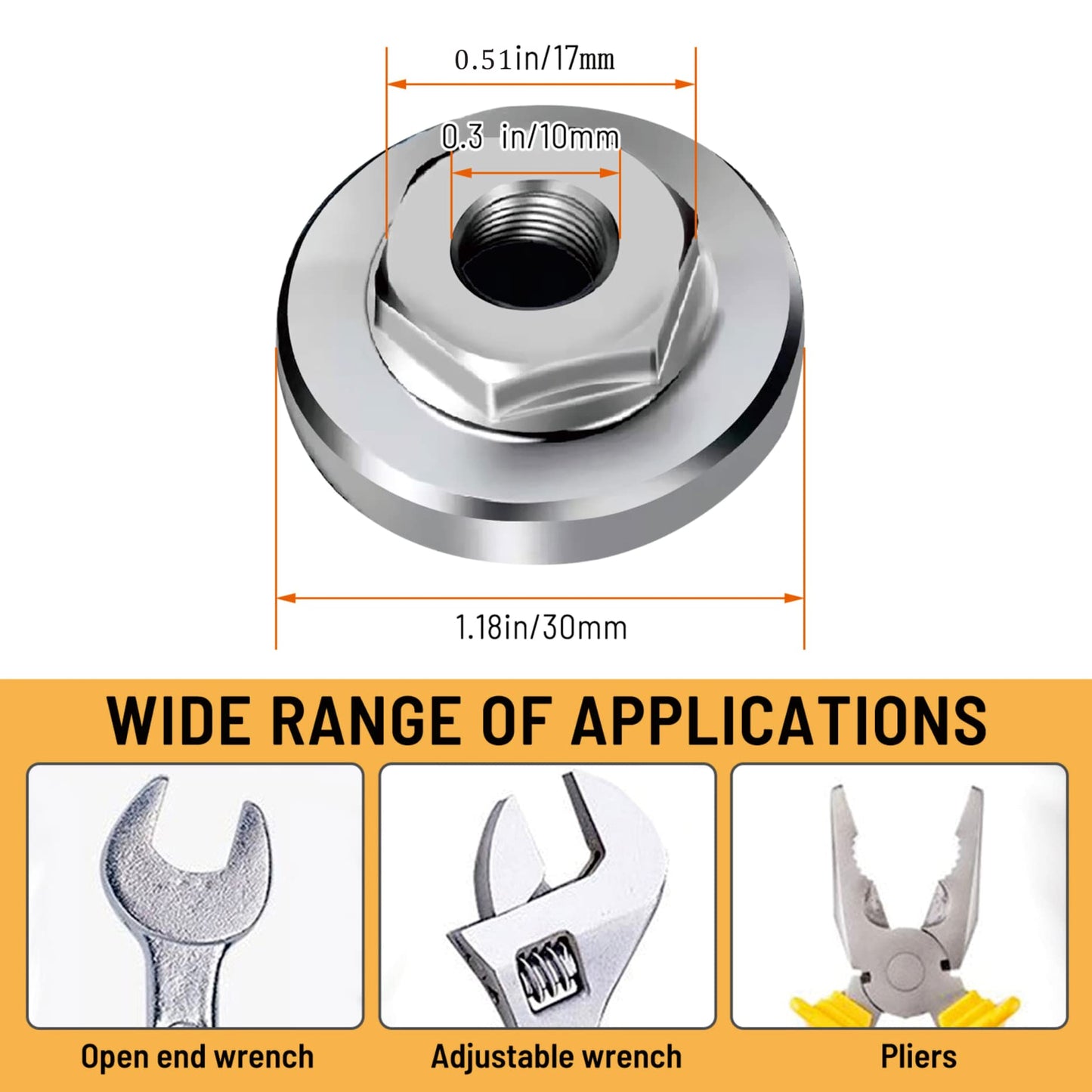 (đ„Last Day Promotion - 50% off)100-Type Angle Grinder Nuts