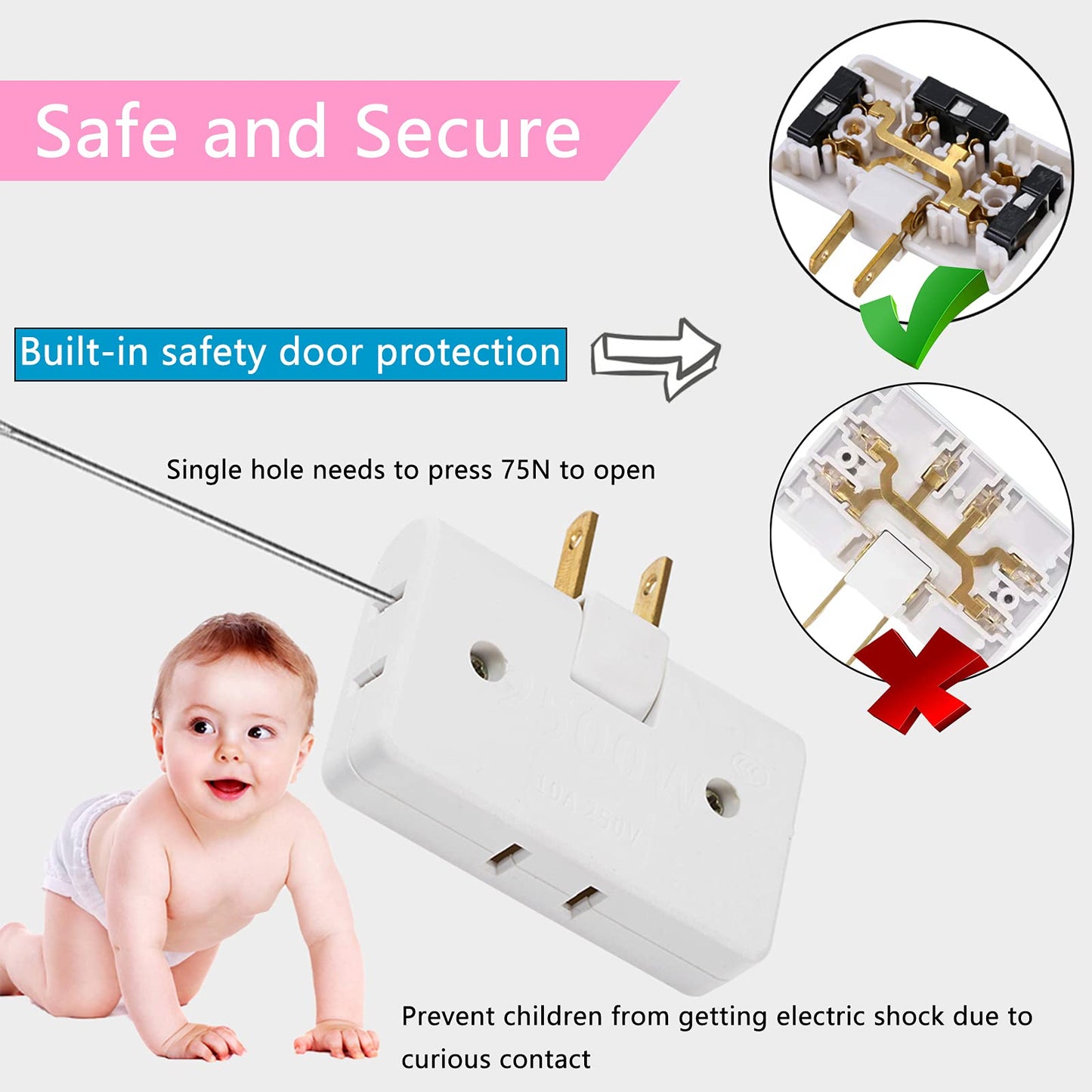 (đ„Last Day Promotion - 50% off)180 Degrees Rotatable Socket Converter