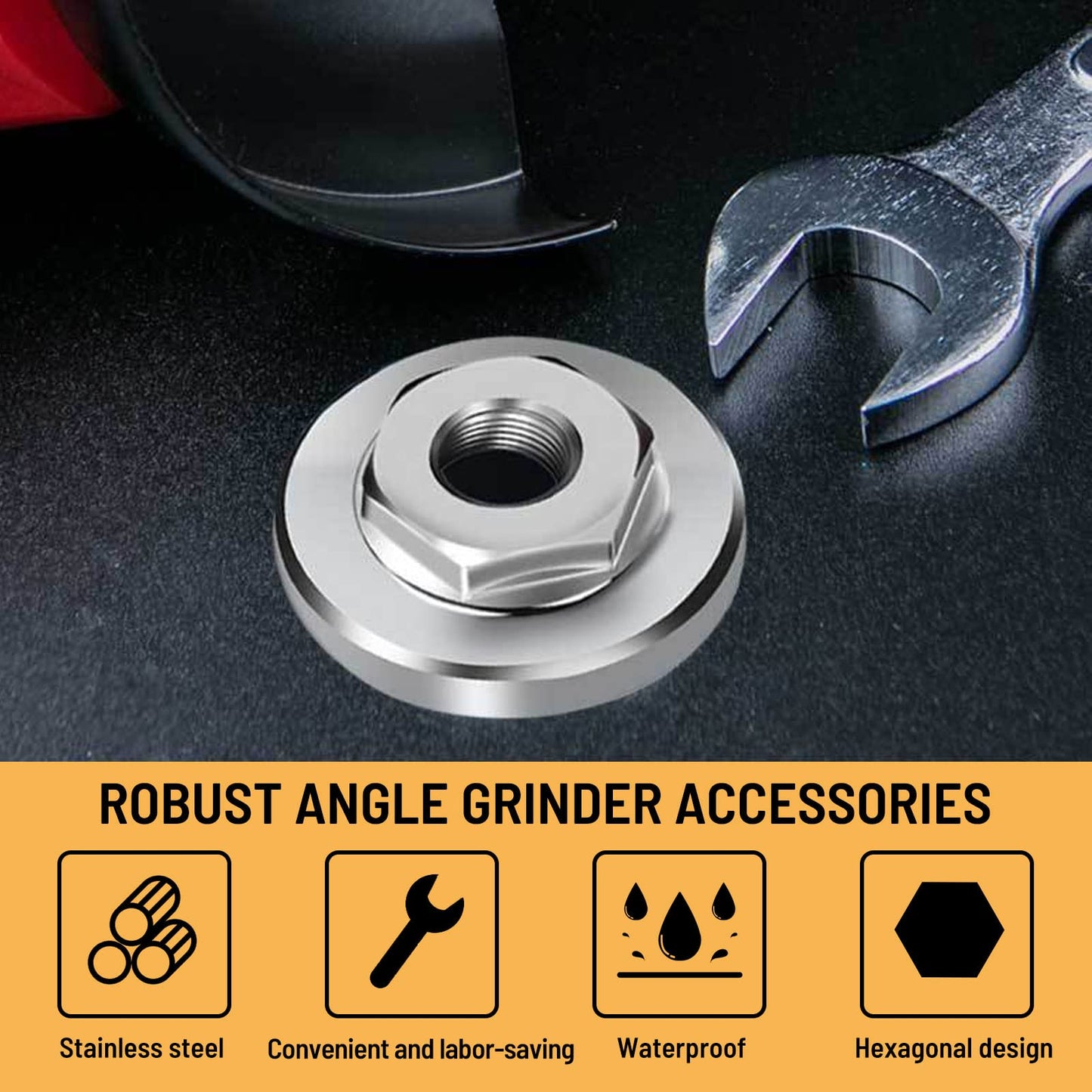 (đ„Last Day Promotion - 50% off)100-Type Angle Grinder Nuts