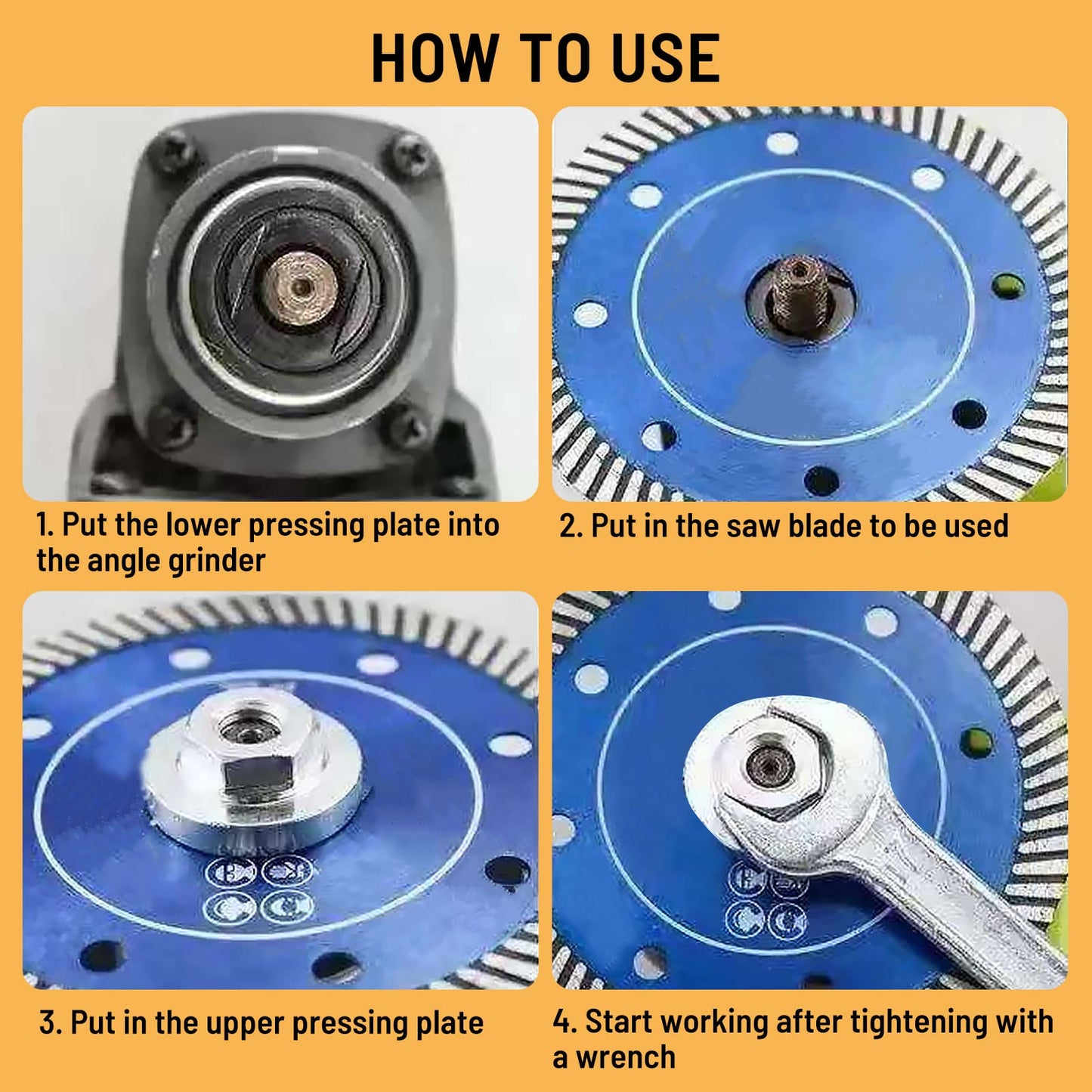 (đ„Last Day Promotion - 50% off)100-Type Angle Grinder Nuts