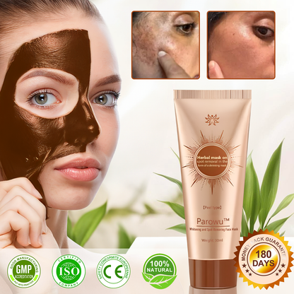 🏵️ Parowu™ Whitening and Spot-Removing Face Mask Suitable for face and body – 👩‍⚕️ Natural ingredients permanently remove age spots, freckles, sun spots, and liver spots.